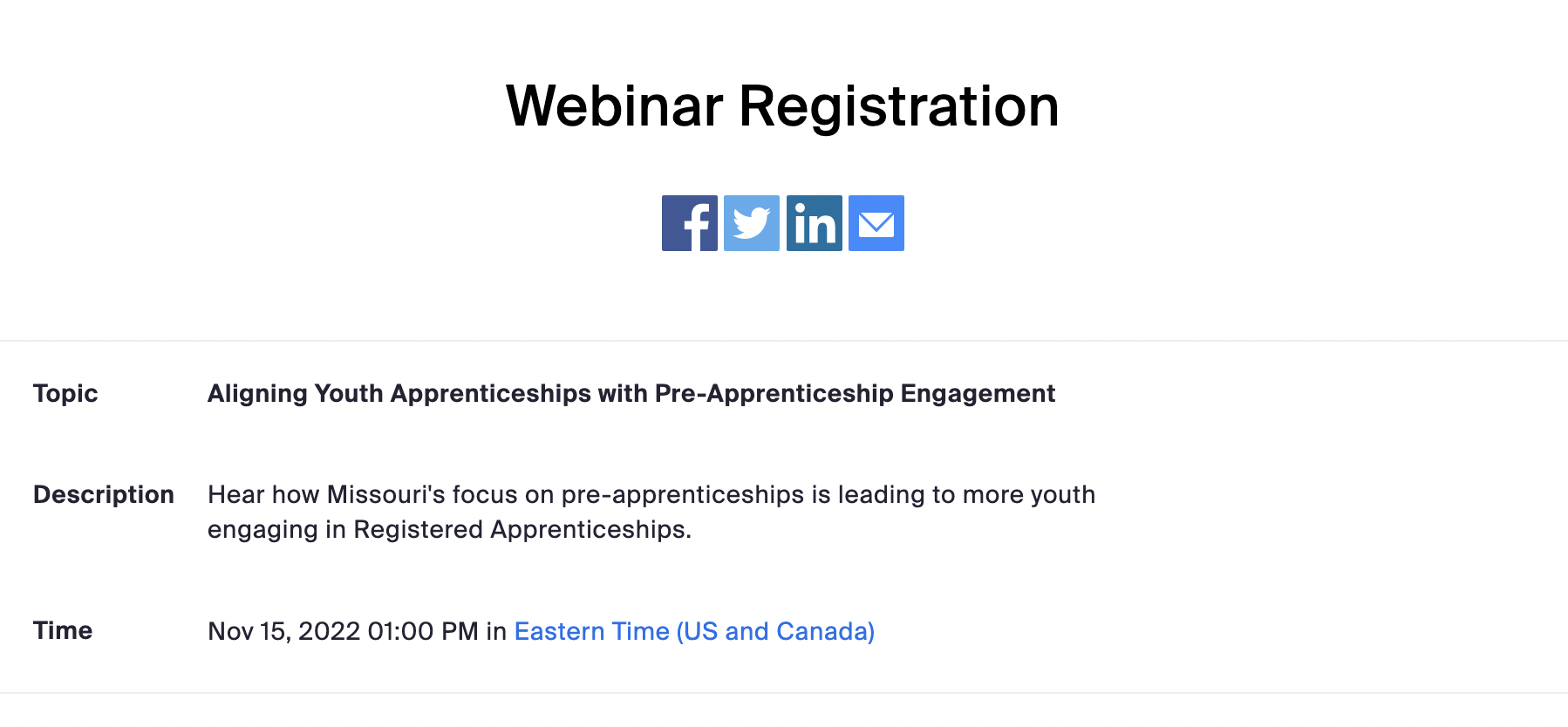Promising Practices - Aligning Youth Apprenticeships with Pre-Apprenticeship Engagement Webinar
