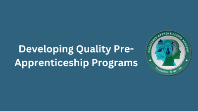 Developing Quality Pre-Apprenticeship Program