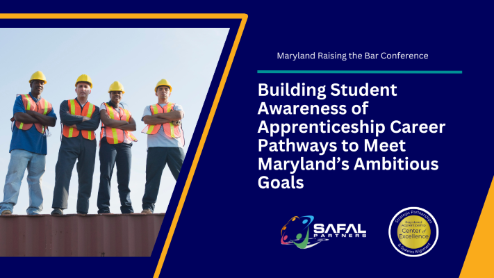 Building Student Awareness of Apprenticeship Career Pathways to Meet Maryland’s Ambitious Goals