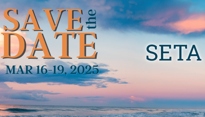 The SETA 2025 Spring Conference where professionals from across the region will gather to share knowledge, explore best practices, and connect with peers. Attend educational sessions, opportunities to learn about best practices from industry leaders, and a vibrant networking environment to foster new connections.