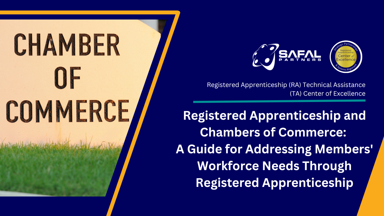 Registered Apprenticeship and Chambers of Commerce: A Guide for Addressing Members' Workforce Needs Through Registered Apprenticeship